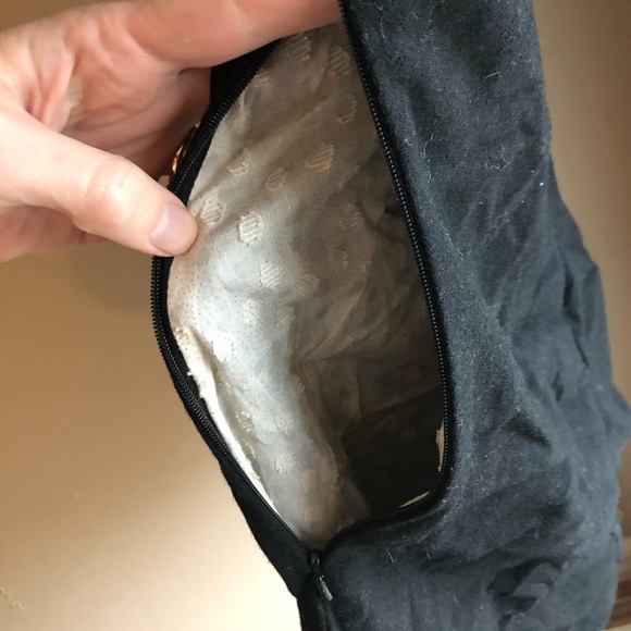 Black wool tunic/dress (with hood and pockets) - Picture 4 of 5